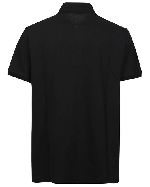 Etro Black Roma Short Sleeve Polo Shirt for men