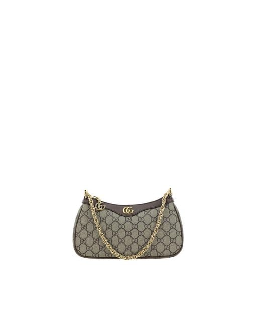 Gucci Gray Shoulder Bags
