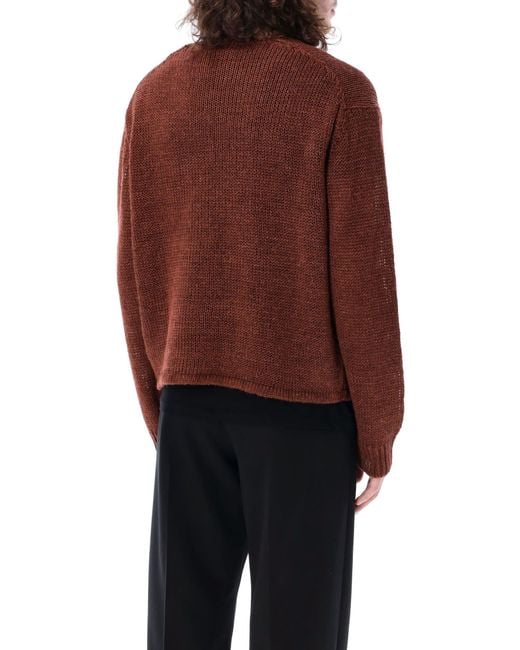 Our Legacy Brown Academy Cardigan for men