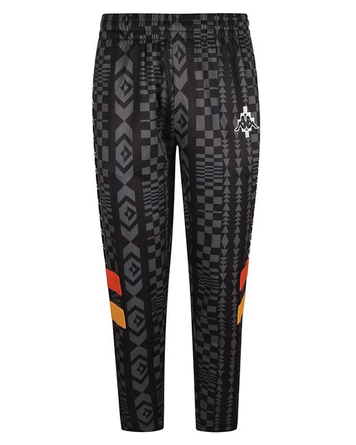 Marcelo Burlon Gray Logo Trousers for men