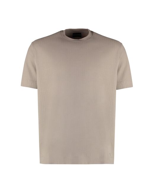 Emporio Armani Multicolor Cotton Crew-Neck T-Shirt for men