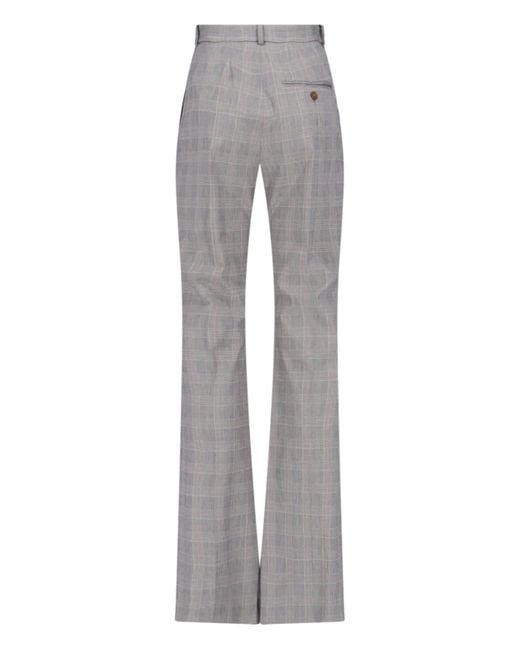 Vivienne Westwood Gray 'ray' Bootcut Trousers