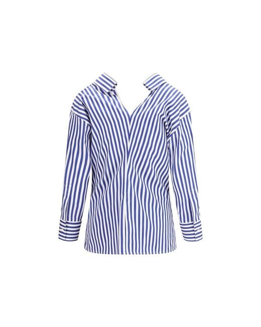 Givenchy Blue Cotton Shirt