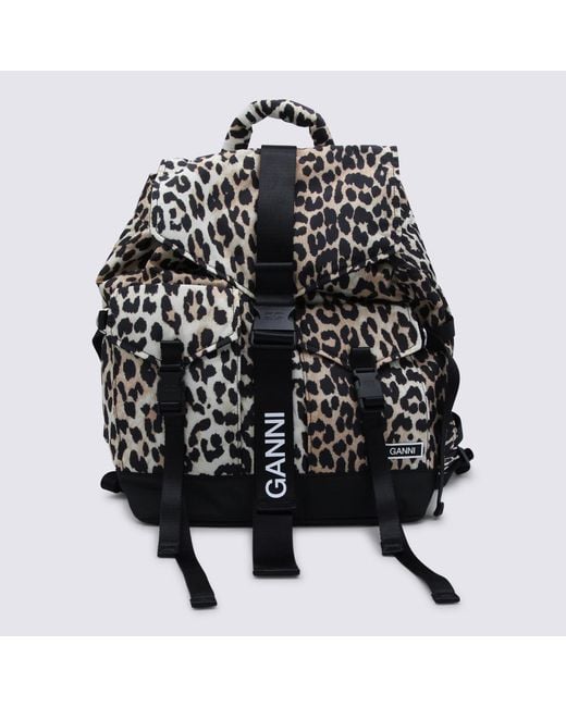 Ganni Black Tech Backpack