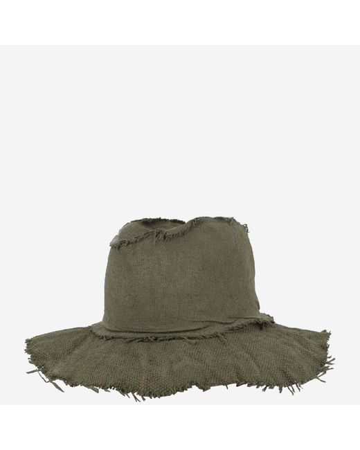 Reinhard Plank Green Straw Hat