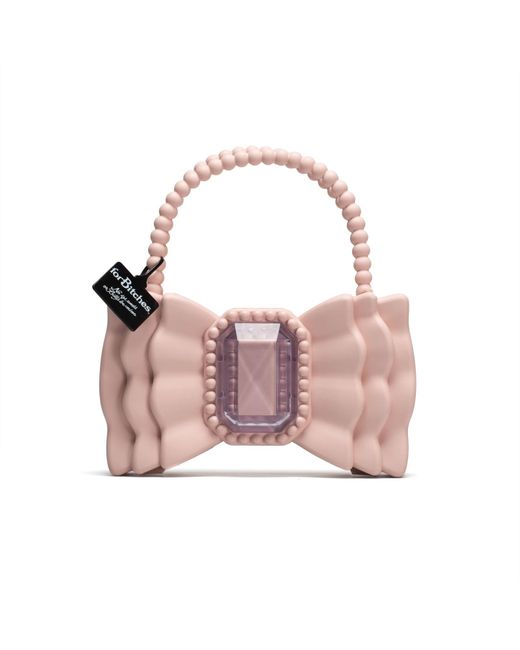 forBitches Pink Bow Bag 9 Inch Babee