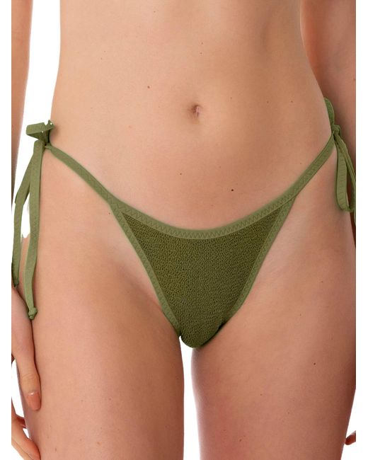 Mc2 Saint Barth Green Crinkle Forest Swim Briefs