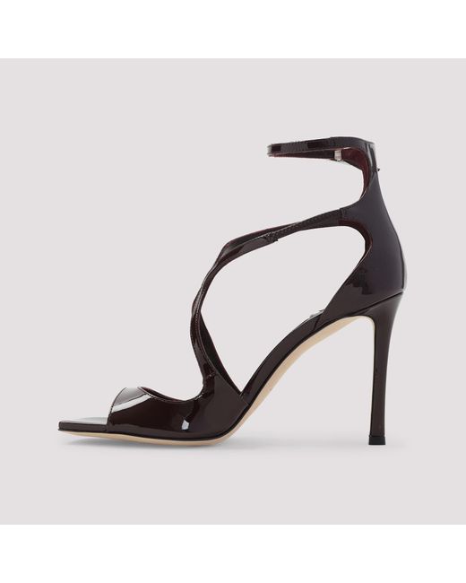 Jimmy Choo Black Azia 95 Sandals