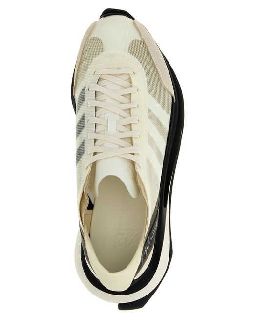 Y-3 White 'S-Gendo Run' Sneakers