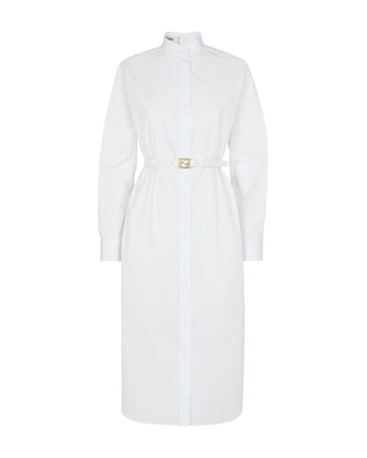 Fendi White Dress