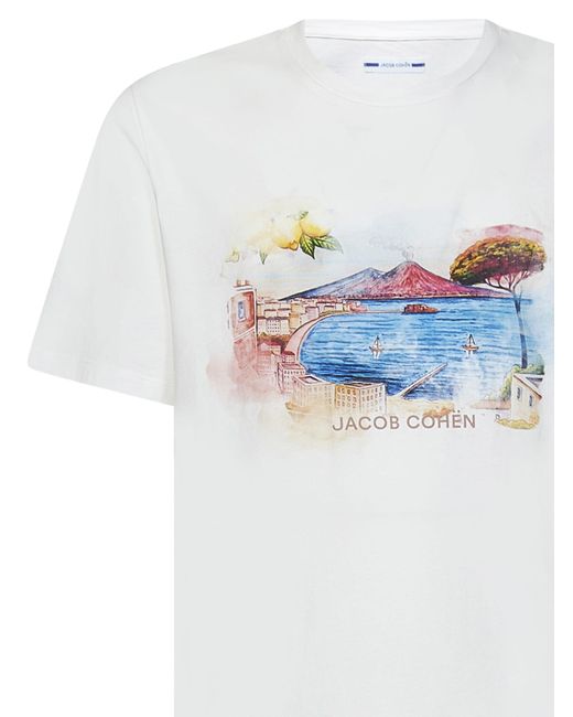 Jacob Cohen White Napoli T-Shirt for men