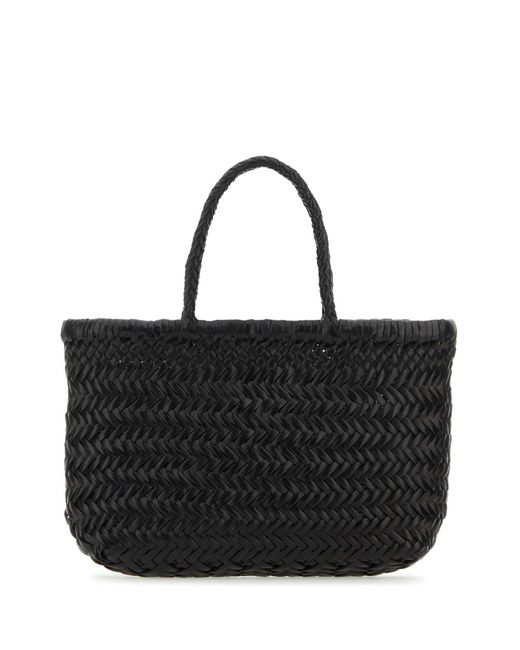 Dragon Diffusion Black Leather Mini Gora Handbag