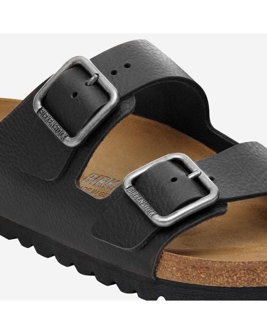 Birkenstock Black Sandals Arizona Leather Slippers