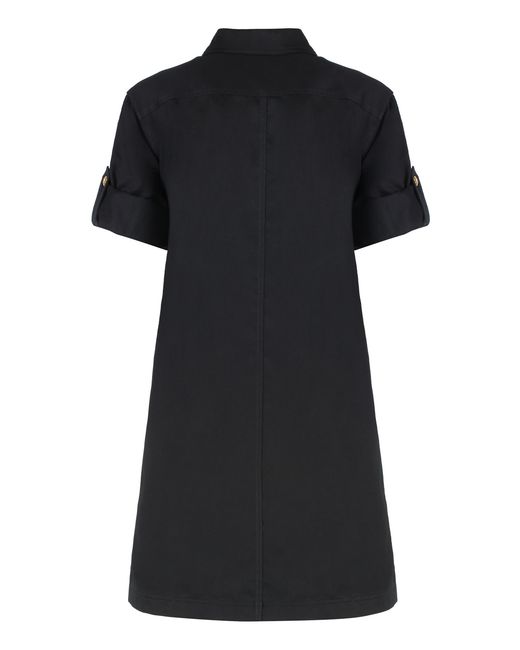 Céline Black Cotton Shirtdress Dress