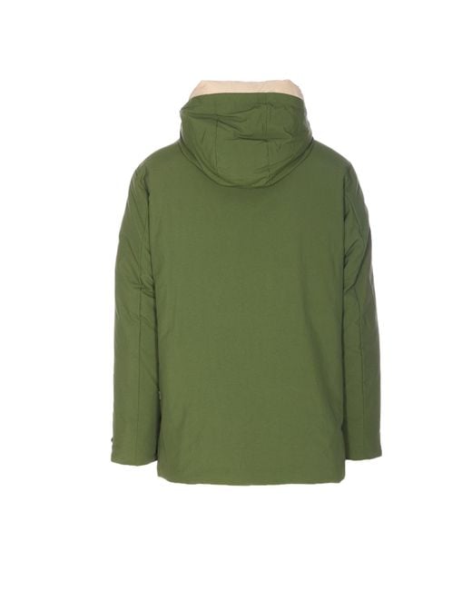 Save The Duck Green Coats Nylon Polyester for men