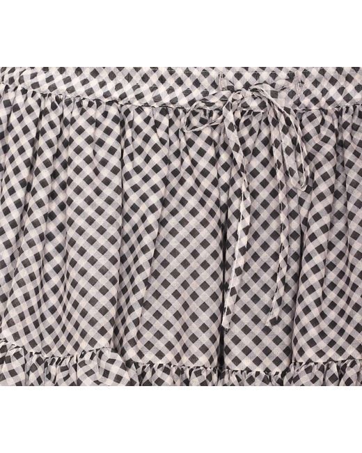 Aniye By Gray Mini Vickie Check Skirt