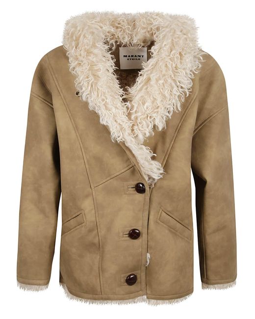 Isabel Marant Natural Clea Coat