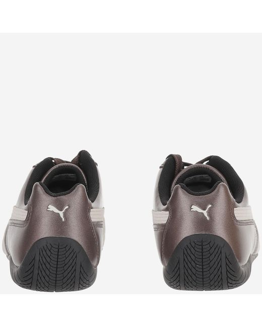 PUMA Brown Sneakers Speedcat Metallic Fabric And Rubber Trainers