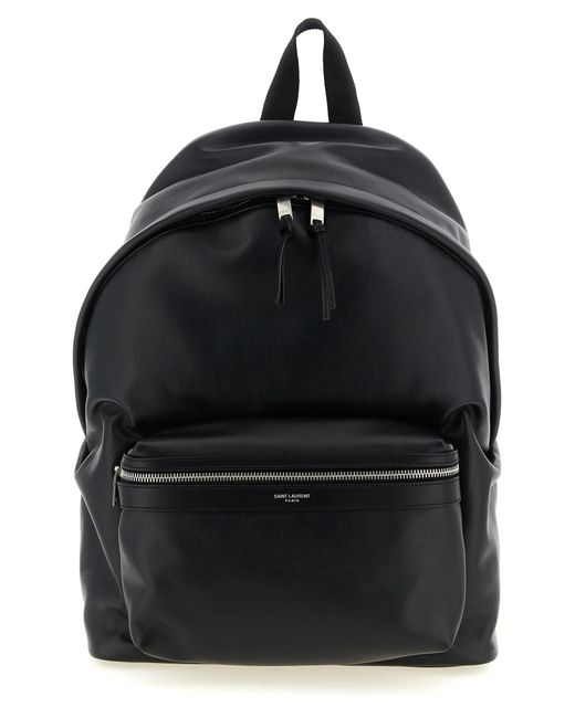 Saint Laurent Black 'City' Backpack for men