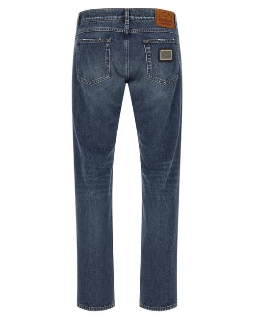 Dolce & Gabbana Blue Dolce & Gabbana Denim Jeans for men