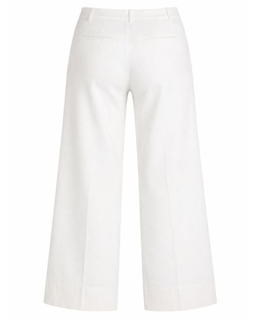 THE GARMENT White Avelino Pants Organic Cotton Trousers