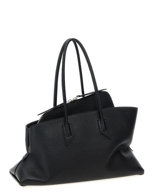 The Attico Black 'La Passeggiata' Shopping Bag