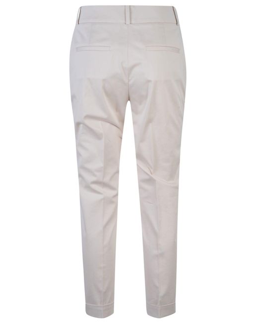 Peserico Gray Concealed Classic Trousers
