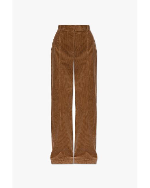 Burberry Brown Blakely Corduroy Trousers