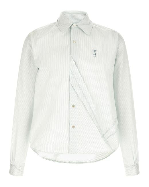 Kiko Kostadinov White Cotton Blouse for men