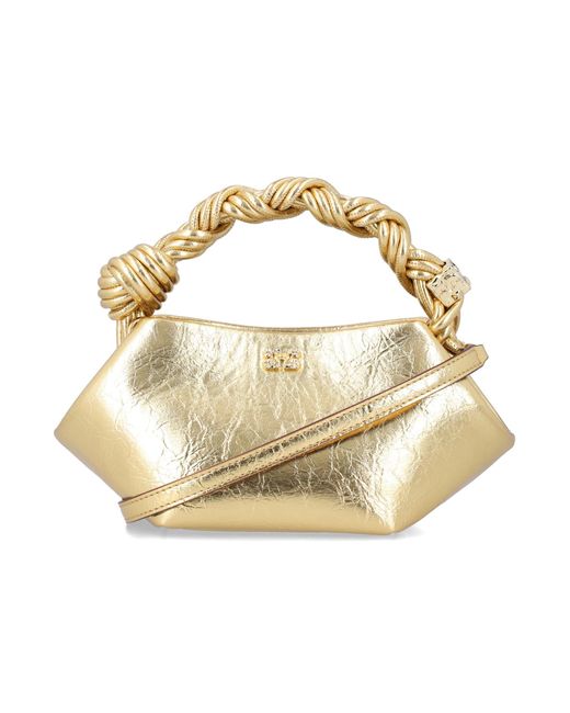Ganni Metallic Mini Bou Bag