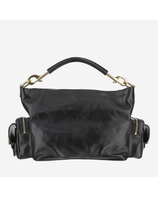 Chloé Black Shiny Leather Camera Bag Buffalo Shoulder