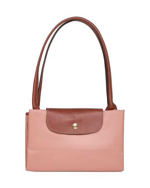 Longchamp Pink Le Pliage Original L Shoulder Bag