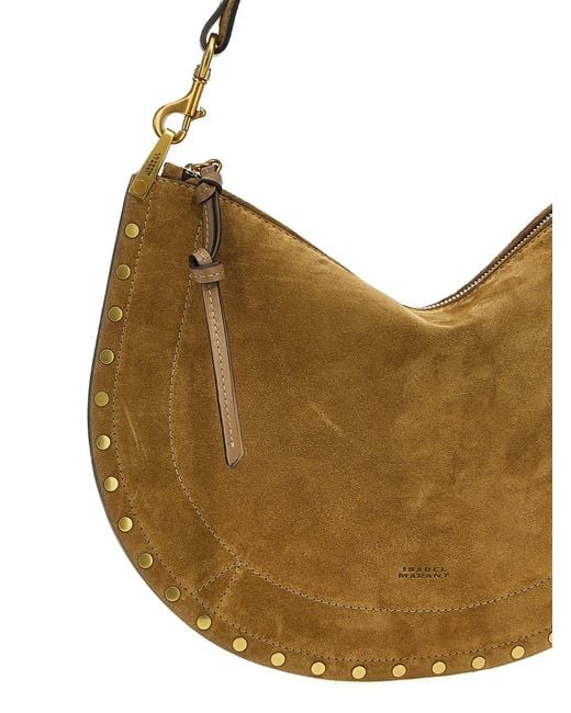 Isabel Marant Brown 'Oskan Hobo Zipped' Shoulder Bag