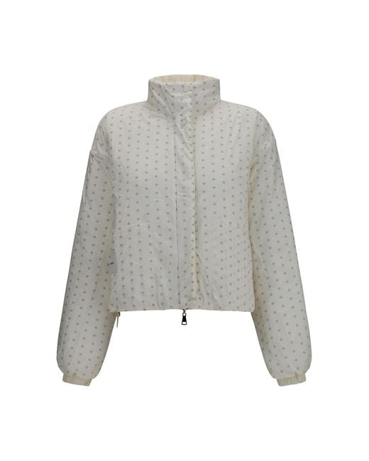 GONGDID DESIGN Gray Puffer Jacket Inner: Goose Down