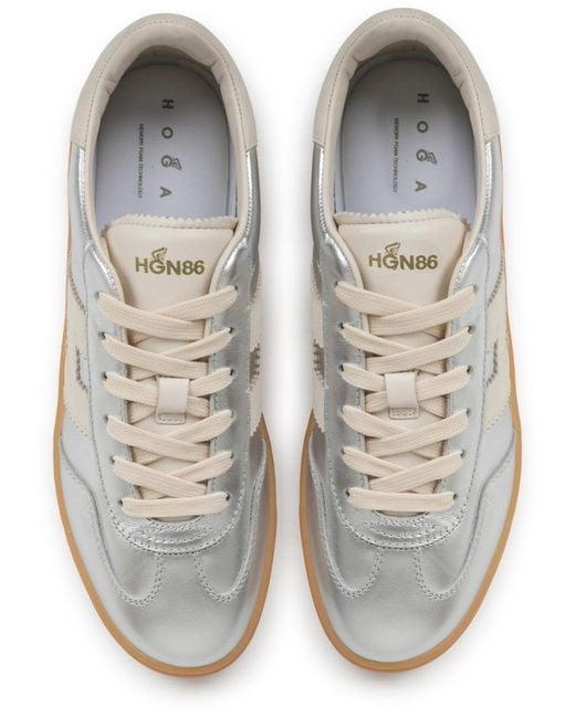 Hogan White Sneaker Cool Calfskin Trainers