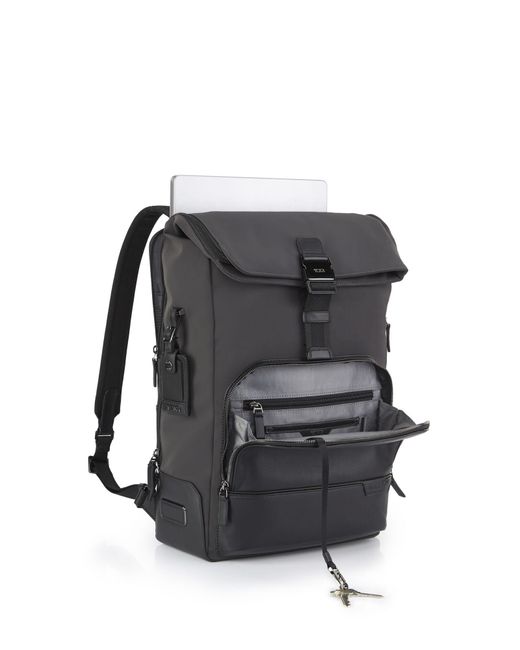 tumi harrison oak roll top backpack