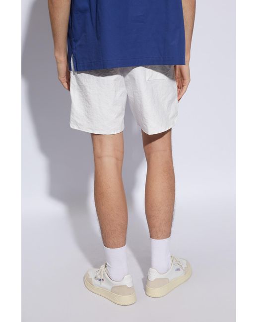 Rhude White Shorts With Logo for men