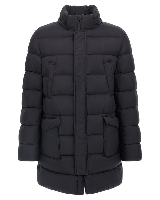 Herno Blue Il Parka Puffer Jackets for men