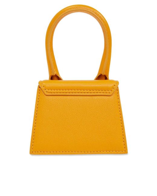 Jacquemus Yellow Le Chiquito Signature Mini Handbag