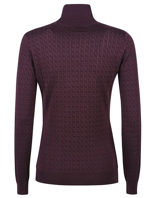 Elisabetta Franchi Purple Sweater