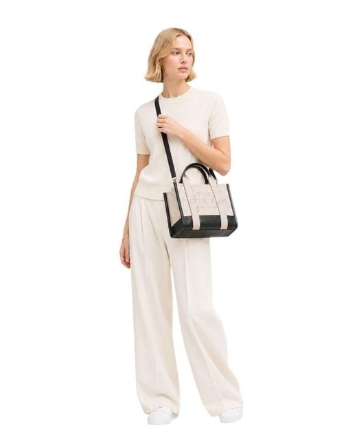 Marc Jacobs White Handbag Cow Leather Bags Tote-Bags