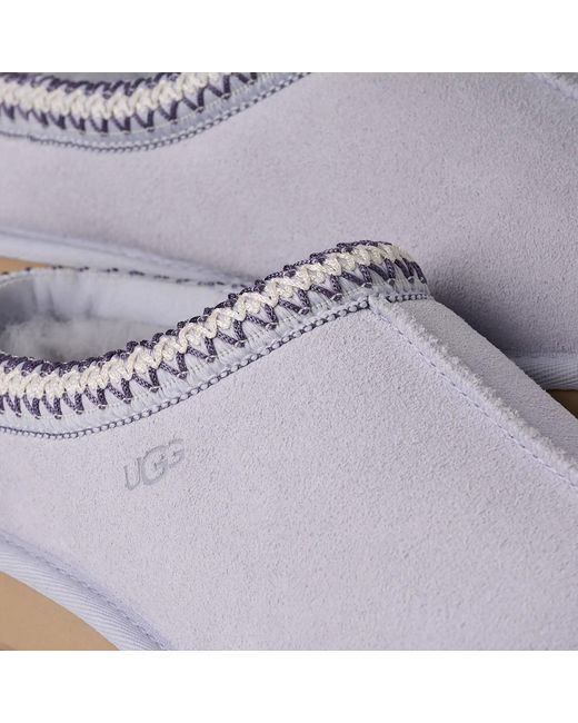 Ugg Blue Mules Tasman Ii Suede Leather