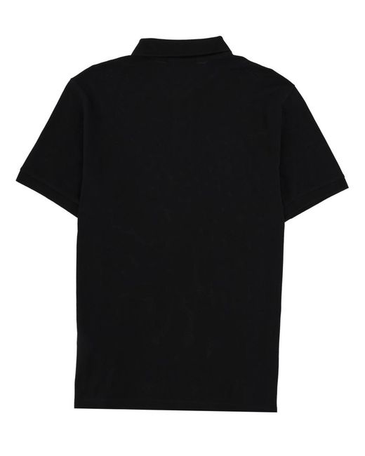 Stone Island Black Polo Shirt With Logo Cotton for men