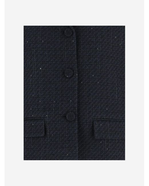 SOIR Black Cotton Blend Jacket