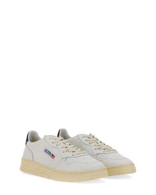 Autry Blue Sneakers Medalist Low Trainers for men