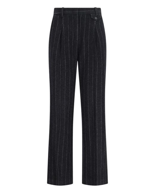 THE GARMENT Blue Trousers Main Fabric: Wool