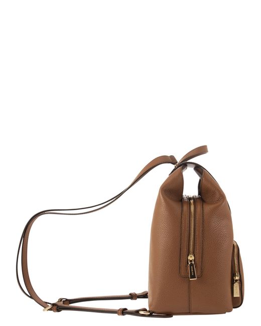 Michael kors leather backpack sale