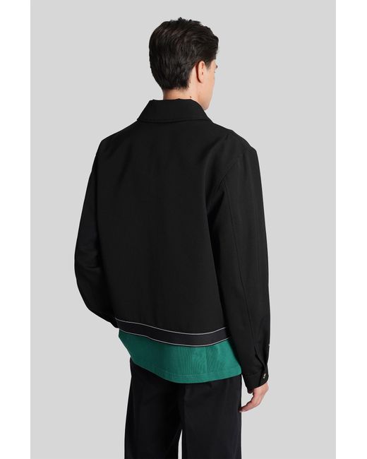Casablanca Black Casual Jacket for men