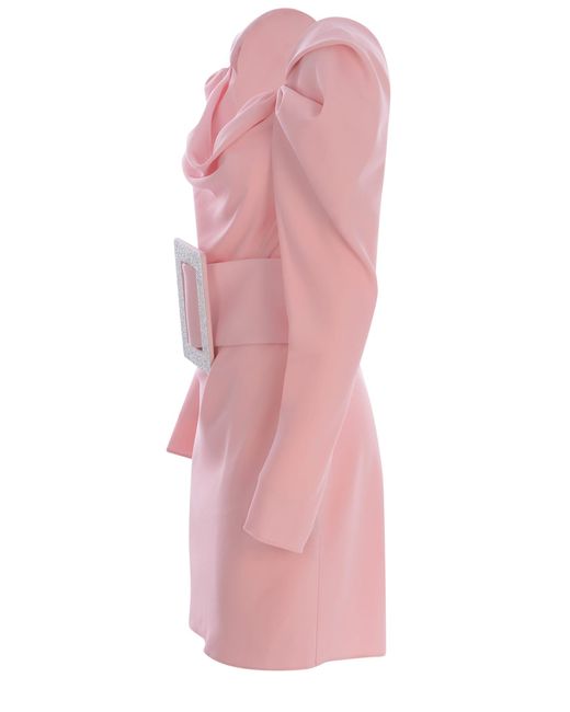GIUSEPPE DI MORABITO Pink Dress Made Of Crepe