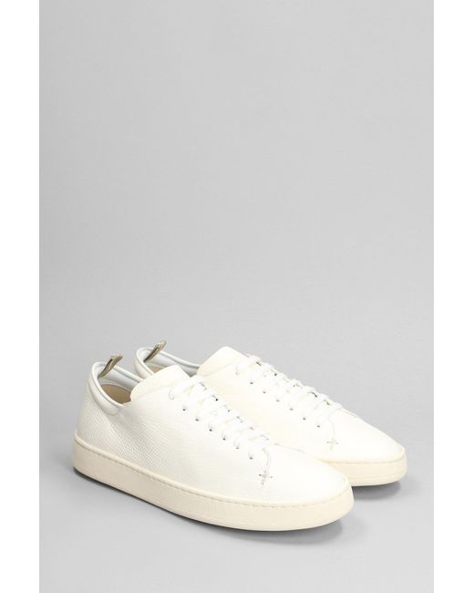Officine Creative White Once 002 Sneakers for men